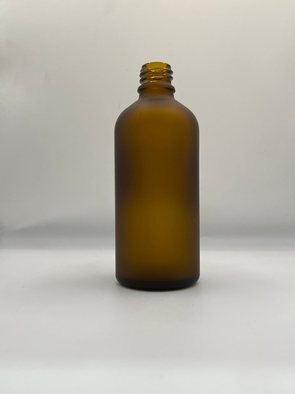 100ml Frosted Amber Glass Dropper Bottle