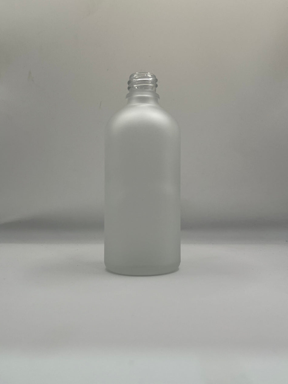 100ml Frosted Clear Glass Dropper Bottle