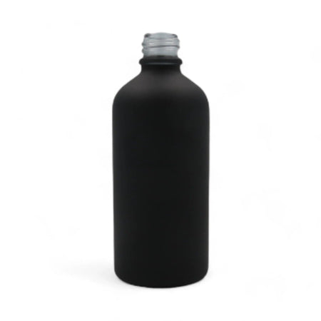 100ml Matte Black Glass Dropper Bottle