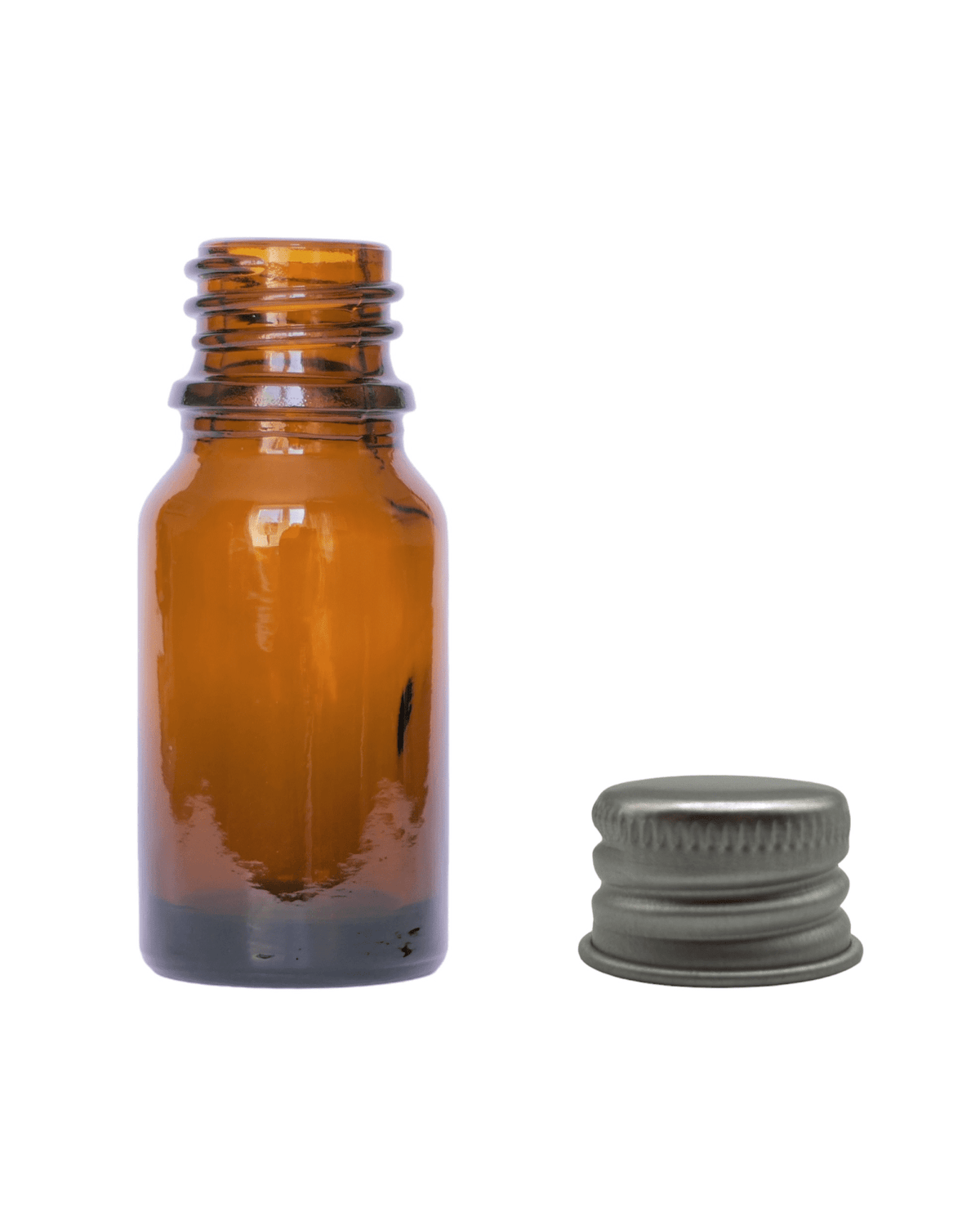 10ml Amber Glass Dropper Bottle & Aluminium Cap