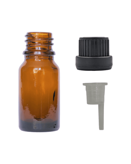 10ml Amber Glass Dropper Bottle & Dripper insert 0.6mm