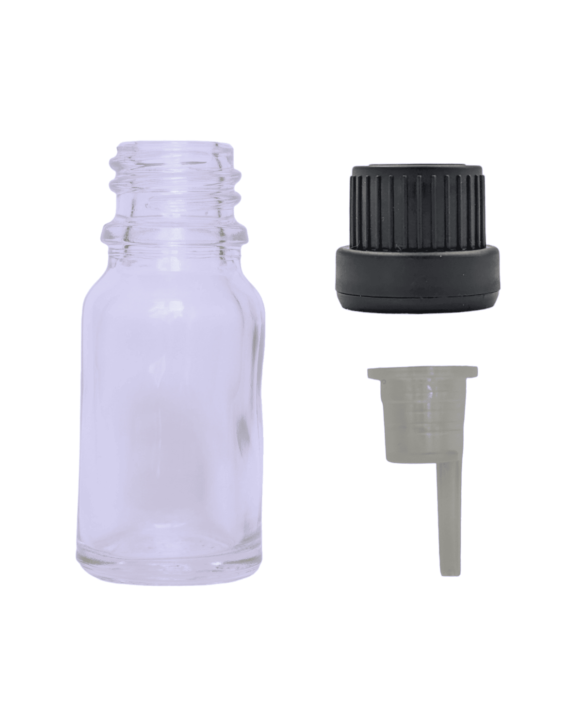 10ml Clear Glass Dropper Bottle & Dripper insert 0.6mm