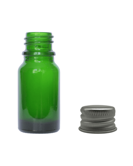 10ml Green Glass Dropper Bottle & Aluminium Cap