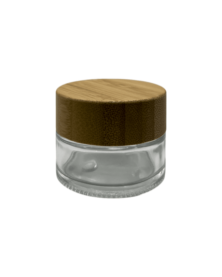 15ml Glass Jar with Bamboo Lid