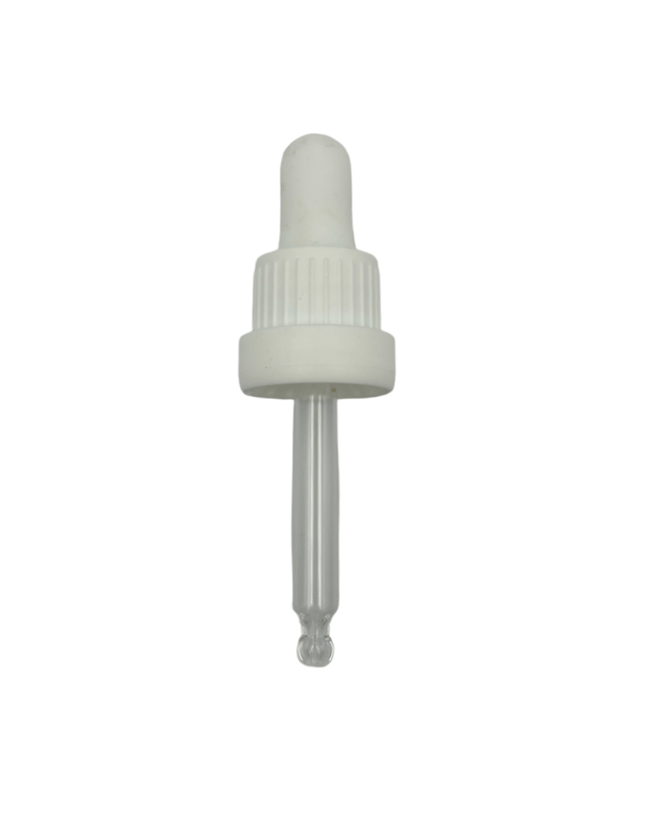 15ml White Tamper Evident Ball Ended Pipette