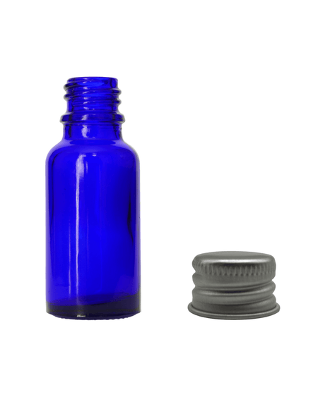 20ml Blue Glass Dropper Bottle & Aluminium Cap