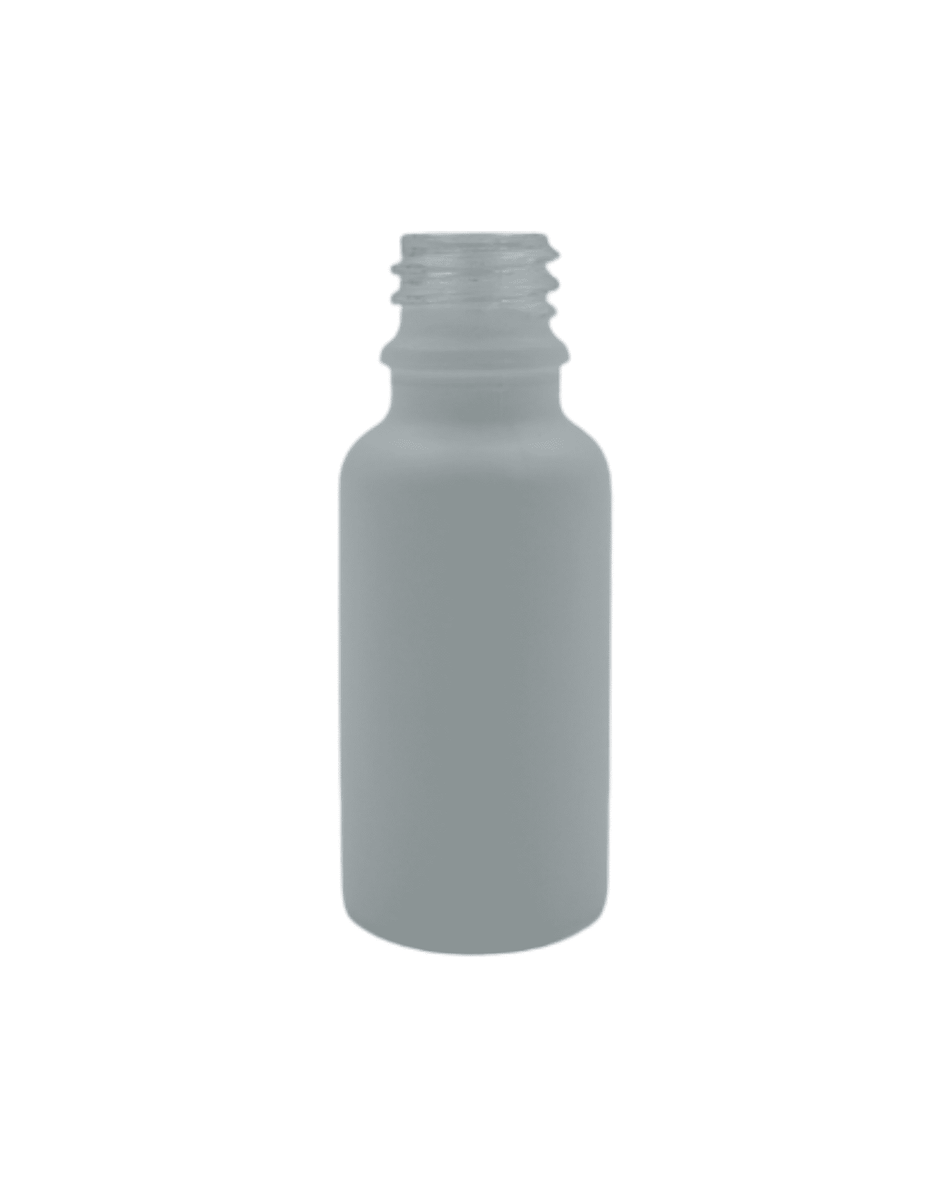 20ml Matte White Glass Dropper Bottle