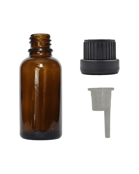 30ml Amber Glass Dropper Bottle & Dripper insert 0.6mm