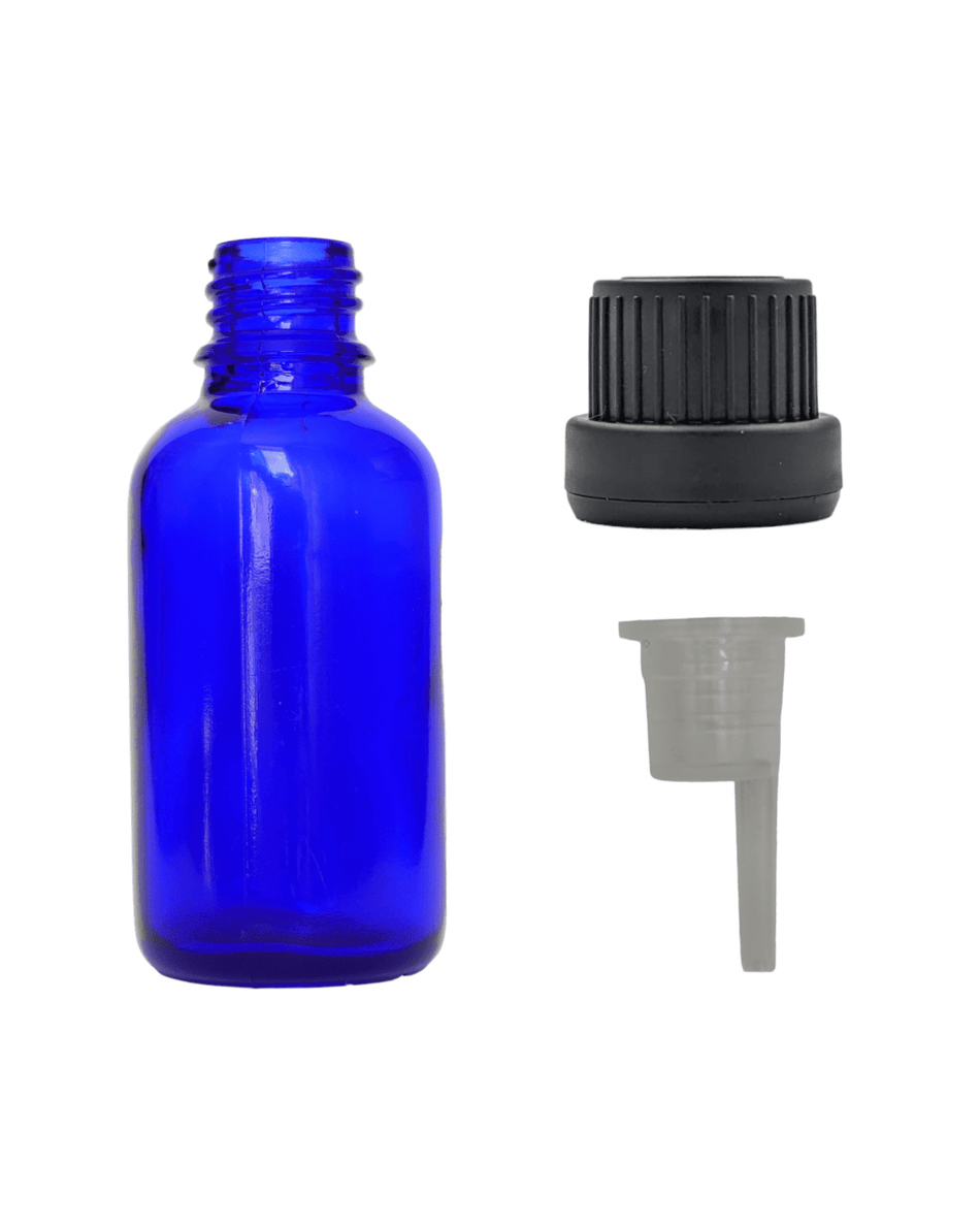 30ml Blue Glass Dropper Bottle & Dripper insert 0.6mm