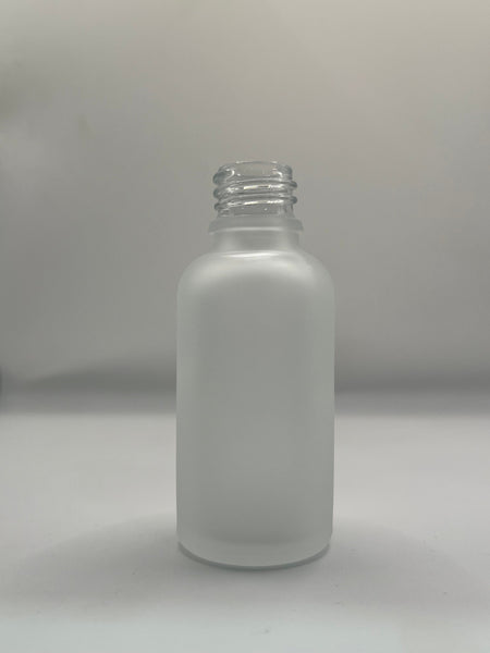 30ml Frosted Clear Glass Dropper Bottle