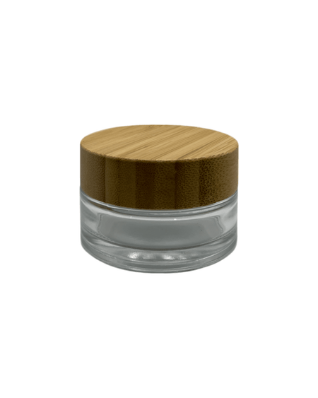 30ml Glass Jar with Bamboo Lid