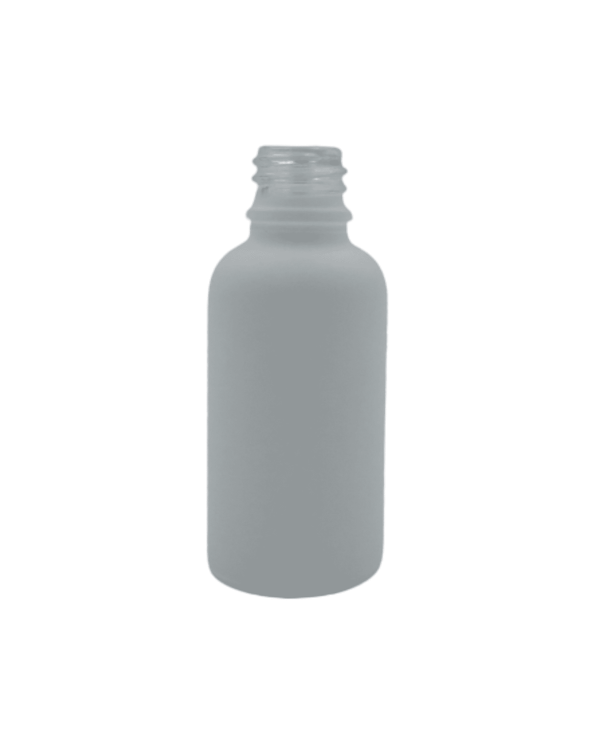 30ml Matte White Glass Dropper Bottle