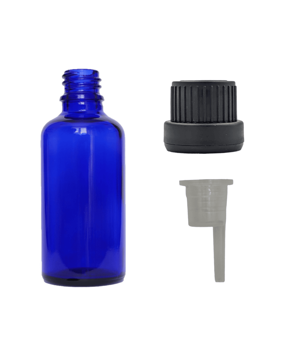 50ml Blue Glass Dropper Bottle & Dripper insert 1.0mm