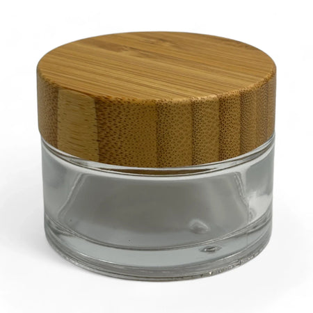 50ml Glass Jar with Bamboo Lid