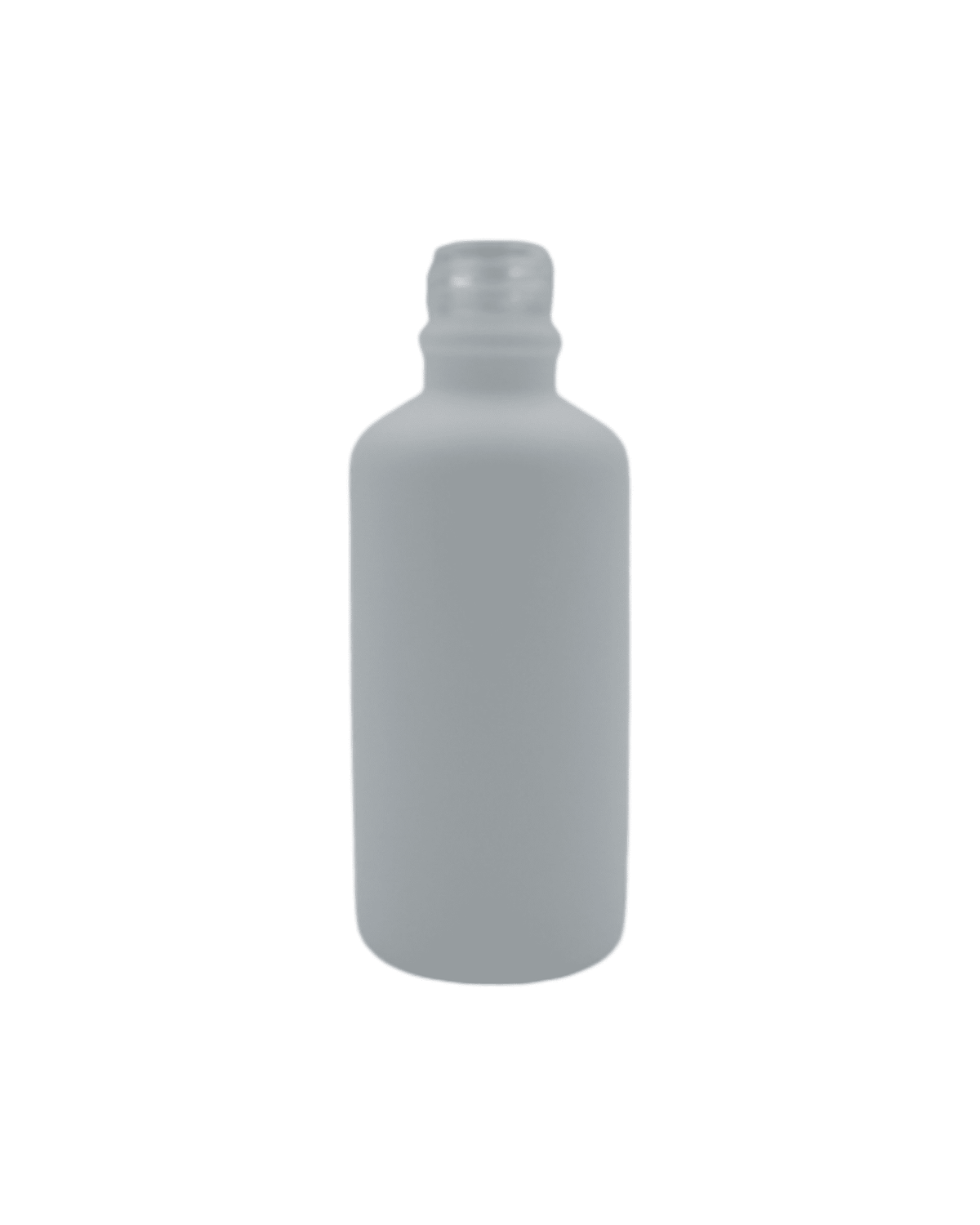 50ml Matte White Glass Dropper Bottle