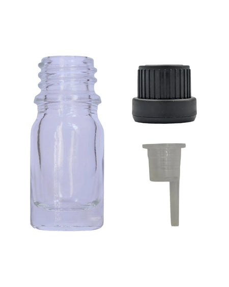 5ml Clear Glass Dropper Bottle & Dripper insert 1.5mm