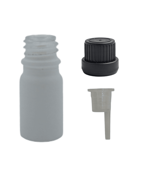 5ml Matte White Glass Dropper Bottle & Dripper insert 0.6mm