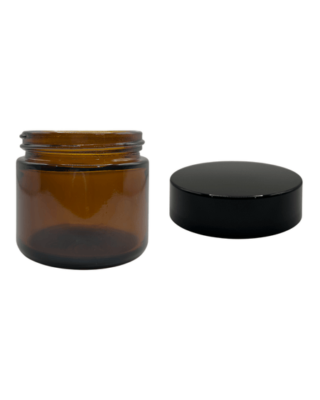 60ml Amber Jar and Black ABS cap